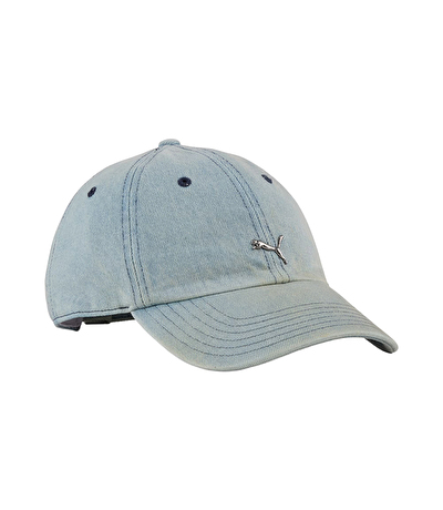 Puma Wardrobe Ess Metal Dad Cap Şapka Denim
