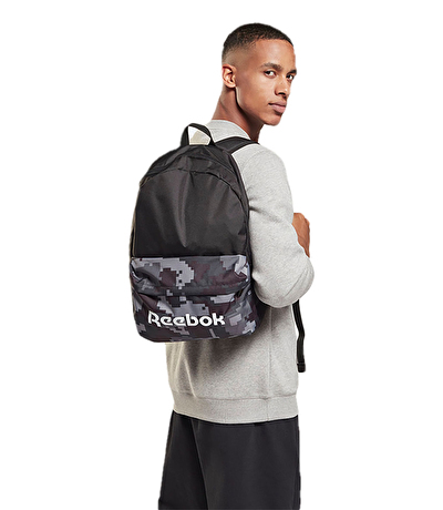Reebok Act Core LL Graphic Backpack Sırt Çantası Siyah Kamuflaj