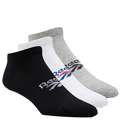 Reebok Classics Foundation Low Cut Socks 3Lü Çorap Siyah-Beyaz-Gri