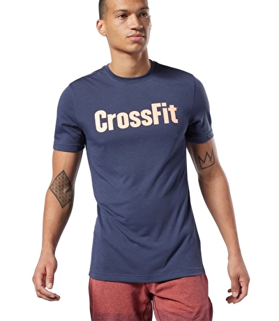 Reebok Crossfit Speedwick F.E.F. Graphic T-Shirt Lacivert
