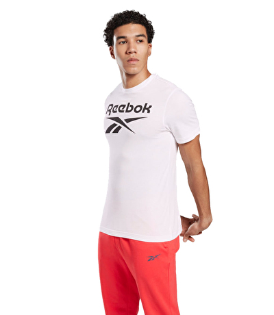 Reebok Rı Big Logo Kısa Kollu T-Shirt Beyaz