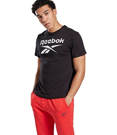 Reebok Rı Big Logo Kısa Kollu T-Shirt Siyah