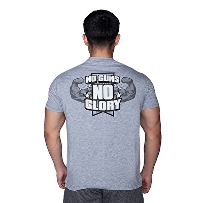 Supplementler No Guns No Glory T-Shirt Açık Gri