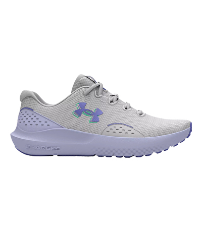 Under Armour Charged Surge 4 Kadın Ayakkabı Gri Mor