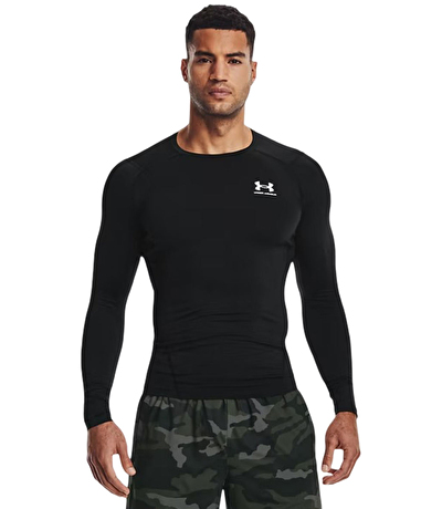 Under Armour Heatgear Compression Uzun Kollu T-Shirt Siyah