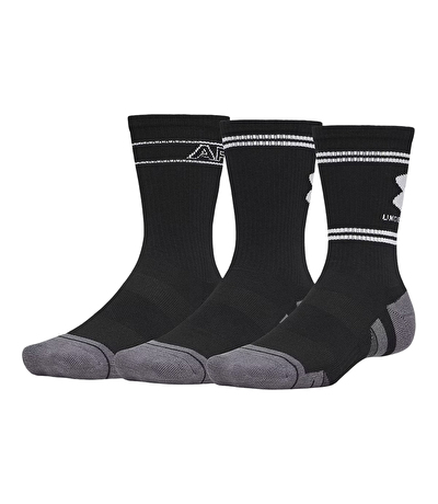 Under Armour Performance Tech Nov 3'lü Paket Çorap Siyah