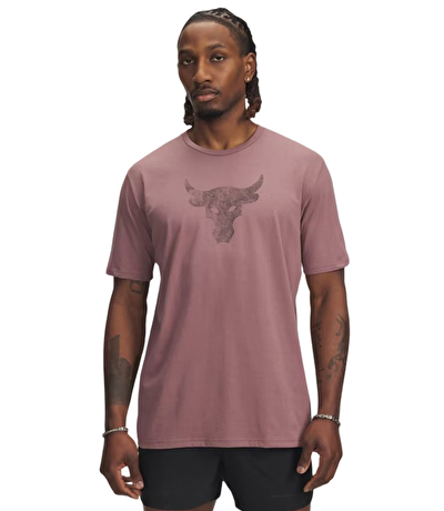 Under Armour Project Rock Payoff Graphic Kısa Kollu T-Shirt Bordo
