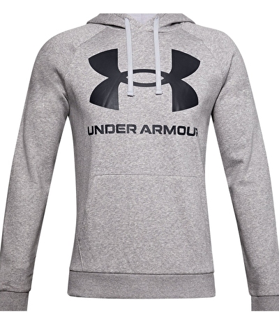 Under Armour Rival Flc Big Logo Sweatshirt Gri