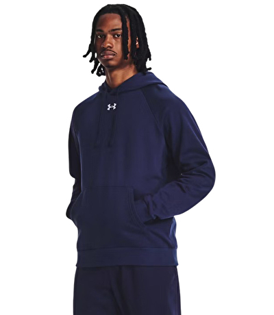 Under Armour Rival Fleece Kapüşonlu Sweatshirt Lacivert