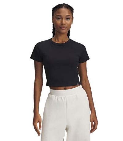 Under Armour Rival Rib Kadın Baby T-Shirt Siyah