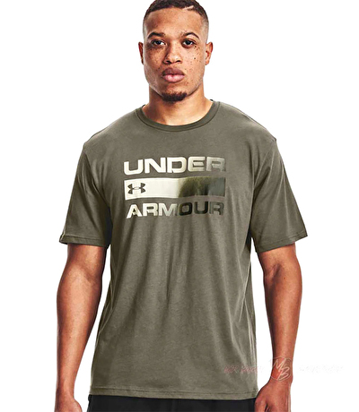 Under Armour Team Issue Wordmark T-Shirt Yeşil