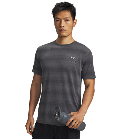 Under Armour Velociti Kısa Kollu T-Shirt Koyu Gri