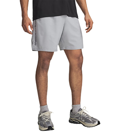 Under Armour Woven Wordmark Şort Açık Gri