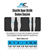 MuscleCloth Elastik Spor Dizlik 2'li Paket Siyah