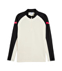 Puma individualLIGA 1/4 Zip Uzun Kollu T-Shirt Bej Siyah