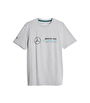 Puma Mercedes AMG Petronas Ess Logo Kısa Kollu T-Shirt Gri