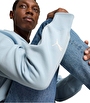 Puma Scuderia Ferrari Race Big Shield Kapüşonlu Sweatshirt Açık Mavi