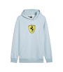 Puma Scuderia Ferrari Race Big Shield Kapüşonlu Sweatshirt Açık Mavi