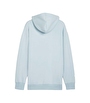 Puma Scuderia Ferrari Race Big Shield Kapüşonlu Sweatshirt Açık Mavi