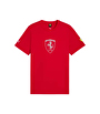 Puma Scuderia Ferrari Tonal Shield Kısa Kollu T-Shirt Kırmızı