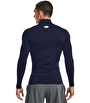 Under Armour ColdGear Compression Mock Uzun Kollu T-Shirt Lacivert