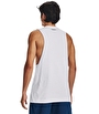 Under Armour Left Chest Cut Off Tank Atlet Beyaz