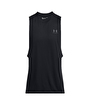 Under Armour Left Chest Cut Off Tank Atlet Siyah