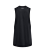 Under Armour Left Chest Cut Off Tank Atlet Siyah