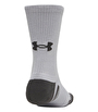Under Armour Performance Tech 3'lü Paket Crew Çorap Siyah Beyaz Gri