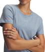 Under Armour Rival Cotton Wash Kadın Kısa Kollu T-Shirt Mavi