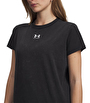 Under Armour Rival Cotton Wash Kadın Kısa Kollu T-Shirt Siyah