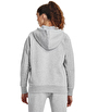Under Armour Rival Fleece Kapüşonlu Fermuarlı Kadın Sweatshirt Gri