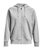 Under Armour Rival Fleece Kapüşonlu Fermuarlı Kadın Sweatshirt Gri