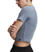 Under Armour Rival Rib Mock Kadın Kısa Kollu T-Shirt Mavi